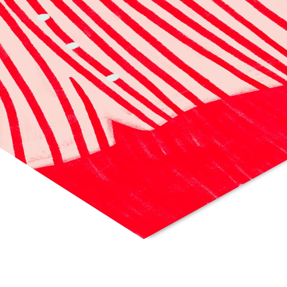 Bea Muller The Woman With the Red Stripes plakat